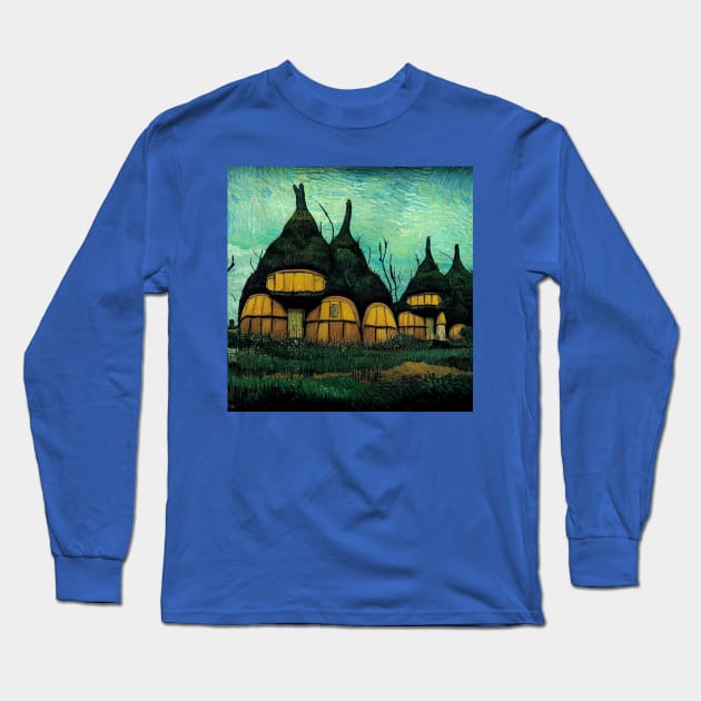 Starry Night in Kashyyyk Long Sleeve T-Shirt by Grassroots Green